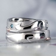 ネコとイルカの結婚指輪