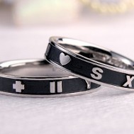 アラビア数字結婚指輪